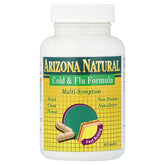 Arizona Natural Formule Rhume et Grippe — bouteille de gélules sans aspirine ni antihistaminiques
