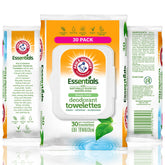Arm & Hammer lingettes visage et corps pour une fraîcheur rapide en déplacement.