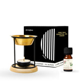 Aromafume-bruleur-exotique-laiton : diffusion douce des huiles essentielles.