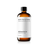 AromaTech Thé blanc et thym – flacon élégant prêt à diffuser une senteur apaisante