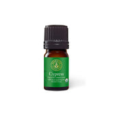 Aromatics International huile cyprès bio 5 ml, flacon prêt à diffuser.