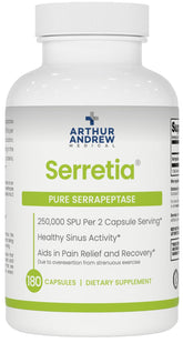 Serretia: bouteille-serrapeptase, soutien potentiel à la récupération musculaire.