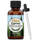 Artizen Cyprès—bouteille de 30 ml avec senteur boisée apaisante.