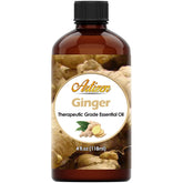 Artizen huile essentielle de gingembre, flacon ambré UV protégé, diffusion aromatique durable.