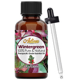 Artizen Wintergreen dans une bouteille en verre – huile pure prête à diffusion aromatique.