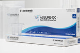 Kit ASSURE-100 sur emballage, pratique pour dépistage rapide à domicile.
