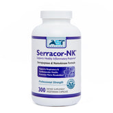 AST Enzymes Serracor-NK capsules dans une bouteille; soutien potentiel à la circulation.