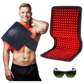 Astarexin Tapis Lumière Rouge 660nm, couverture complète du dos pour soulager les tensions