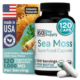 Capsules Atlantic Naturals algue de mer, bouteille: énergie naturelle au quotidien.