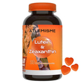 ATLEMISME Luteine Gommes: bouteille orange, soutien visuel quotidien.