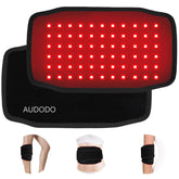 AUDODO ceinture thérapie lumière rouge, soulagement ciblé du dos et des épaules.