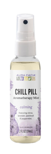 Aura Cacia Chill Pill flacon lavande, diffusion apaisante et naturelle