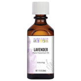 Aura Cacia lavande huile essentielle, bouteille 2oz, idéale pour détente et soins.
