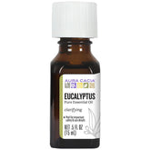 Aura Cacia Eucalyptus, bouteille 0,5 oz prête à la diffusion rafraîchissante.