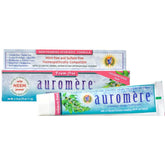 Dentifrice Ayurvedique Auromere Cardamome-Fenouil en tube, fraicheur naturelle et sans mousse.