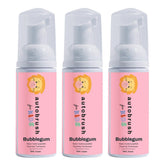 Autobrush dentifrice mousse saveur gomme à mâcher pack3, attrayant pour enfants.