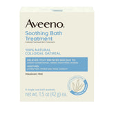 Aveeno bain apaisant avec pochette unique se dissolvant dans l’eau pour peau calme