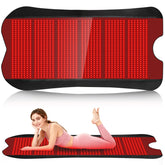 AVZAVZ Tapis lumière rouge plein corps pour détente à domicile.