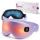 Masque Azang en soie chauffant pour yeux sensibles et confort immédiat.