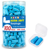 AZEN bouchons d'oreilles bleu lac dans boîte, solution pratique pour le quotidien
