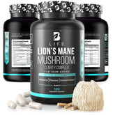 Capsules Lion's Mane de B Life Company pour concentration et énergie mentale.