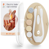 Baby Uma lime électrique avec LED pour ongles de bébé, finition lisse.