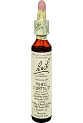 Bach Flower Remedies White Chestnut – flacon avec pipette pour favoriser le calme intérieur.