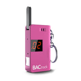 BACtrack testeur d’alcool porte-clés Rose, compact et pratique pour estimer votre alcool en déplacement.