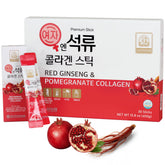 Baekje Geumsan bâtonnet collagène grenade, texture gélifiée pratique pour emporter