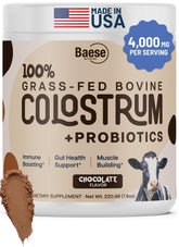 Baese Nutrition Colostrum Chocolat poudre en bouteille pratique pour l usage quotidien
