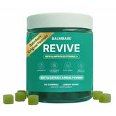 Balmbare Revive gommes dans bouteille, goût citron-framboise, soutien cheveux.