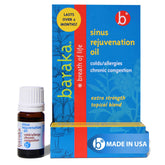Baraka Sinus Rejuvenation – bouteille visible pour une respiration plus fluide.