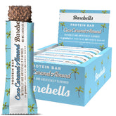 Barre Barebells Coconut Caramel Almond, texture fondante idéale pour une collation protéinée.