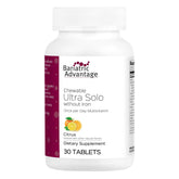 Bariatric Advantage Chewable Ultra Solo Sans Fer emballage agrume pour prise quotidienne pratique