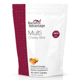 Bariatric Advantage Multi Chewy Bite au goût tropical orange, pratique pour l'apport quotidien.