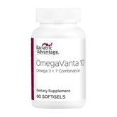 Bariatric Advantage OmegaVanta 10 - bouteille, gélules entériques et réduction possible des éructations.