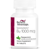 Bariatric Advantage SpeedyMelts B12 1000mcg menthe emballage pratique pour prise rapide