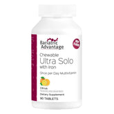 Bariatric Advantage Ultra Solo Fer – pastille à mâcher, soutien nutritionnel quotidien après chirurgie bariatrique.