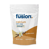 Bariatric Fusion Calcium gommes vanille dans une bouteille pratique.