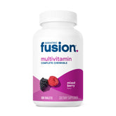 Bariatric Fusion multivitamine complète à mâcher, bouteille visible, pratique pour les apports post-chirurgie.