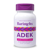 Barimelts ADEK, tablettes fondantes sans sucre, faciles à consommer après une chirurgie.