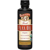 Barlean's huile de lin — bouteille à pression froide, source d'Oméga-3 pour cheveux et peau.