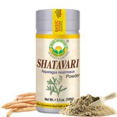 Basic Ayurveda Shatavari poudre dans bouteille – soutien au bien-être féminin.