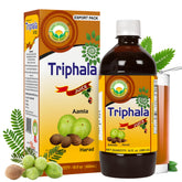 Basic Ayurveda Triphala Juice dans sa bouteille, prêt à intégrer votre routine digestive.