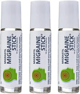 Basic Vigor Migraine Stick sur les tempes pour un soulagement rapide.