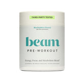 Beam Pré Workout énergie naturelle avec PurCaf pour un coup de boost durable durant l'entraînement