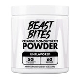 BEAST BITES Creatine Monohydrate – emballage clair pour suivre l'apport quotidien et la performance