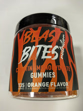 BEAST BITES Nutrition Créatine Monohydrate Gommes – Emballage pratique et accès rapide à la dose recommandée.
