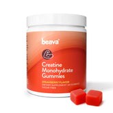 Beava gommes créatine-monohydrate fraise, prise agréable et pratique