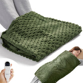 Bedsure chauffe-pieds ample 20x33 en flanelle, confort pour pieds fatigués